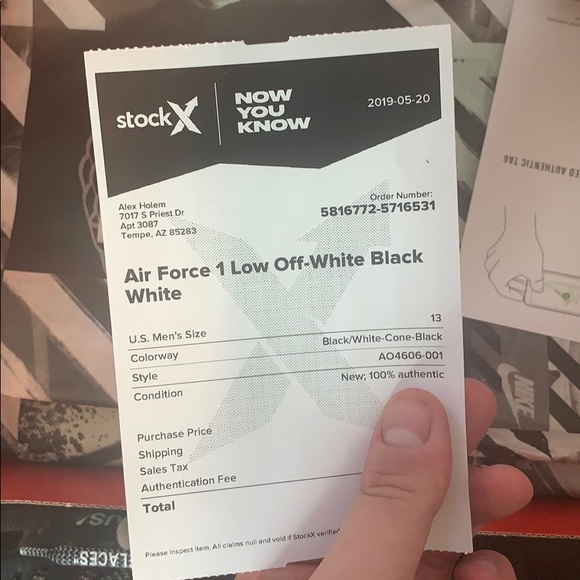 Air Force Low Off-White Black White